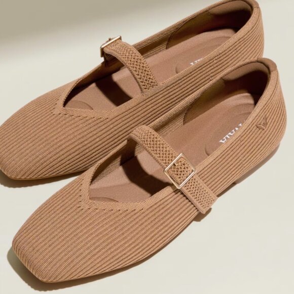Vivaia Shoes - Almost new VIVAIA Nutmeg Square-Toe Mary-Jane (Margot ) Size 7